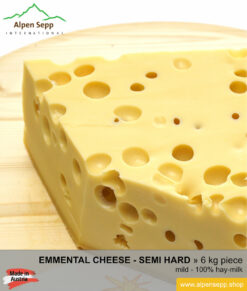 Emmental cheese piece - 6 kg - mild