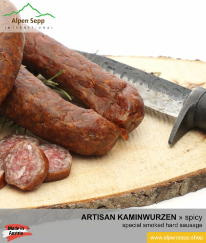 Kaminwurzen sausage - traditional hard sausage