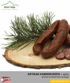 Hand made Kaminwurzen sausage - traditional hard sausage