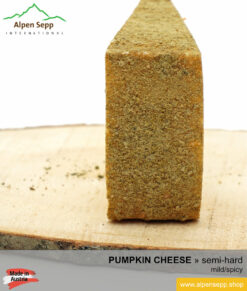PUMPKIN CHEESE - MILD/SPICY TASTE - semi hard cheese
