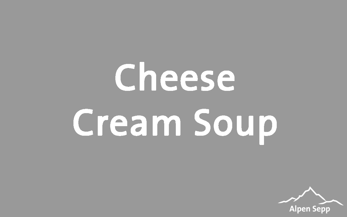 Cheese cream soup recipe 1 Cheese Cream Soup Recipe