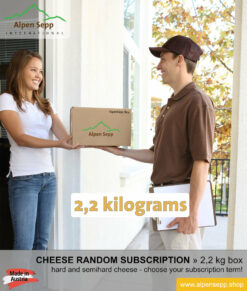 Cheese random subscription box 2,2 kg