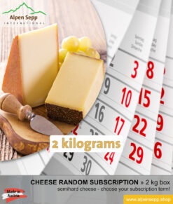 Semihard cheese random subscription box 2 kg
