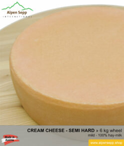 Cream cheese wheel - 6 kg - mild
