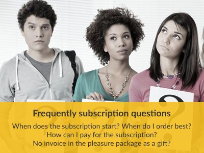 Frequently subscription questions
