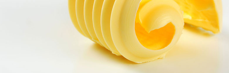 Delicious rolls of finest butter