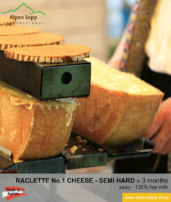 Raclette cheese No 1 - mild/spicy