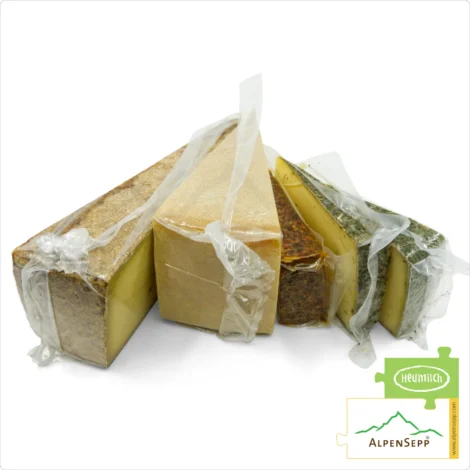 CHEESE GIFT BOX 'Alpengruss' | 2,5 kg "proverbial palate sex" with Austrian hay milk Alpine cheese as a gift