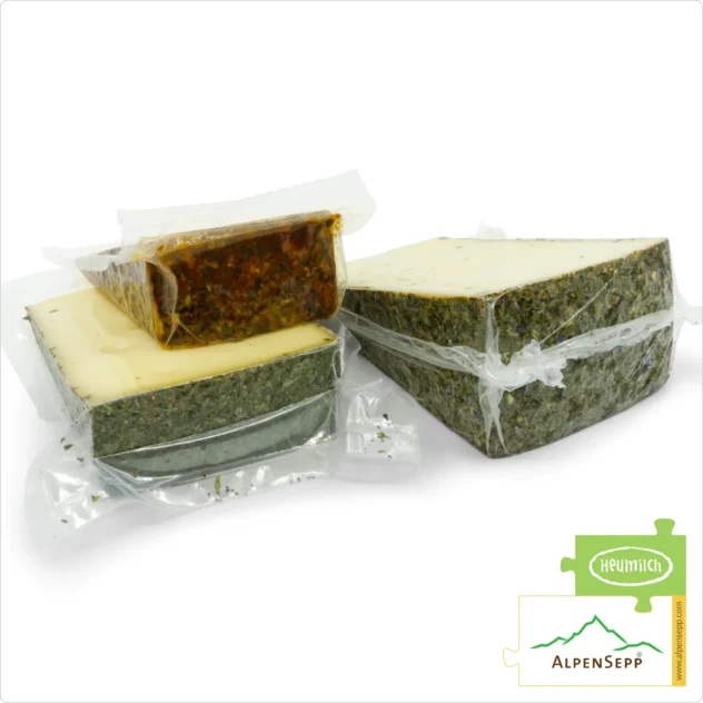 CHEESE GIFT BOX ‘Edelweiss’ | 2.5 kg pure flavour with Austrian haymilk Alpine cheese as a gift