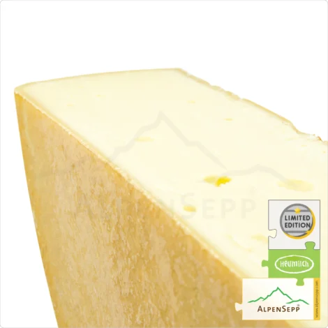 RACLETTE Cheese No.1 – Spicy | Aged 3 months | Austrian Lactose free Cheese wheel for Raclette grill and Raclette oven