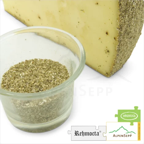 CHEESE REHMOCTA® » Der Bärige « | Refined, Lactose-Free Cheese Variety Straight from the Cheese Cellar | Smoothly Melting with a Unique Bärwurz Character