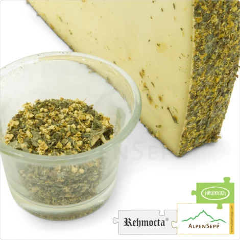 CHEESE REHMOCTA® " Diedo " | Affine, lactose-free Austrian cheese straight from the cheese cellar | delicately melting with apple, mint + elderflower character