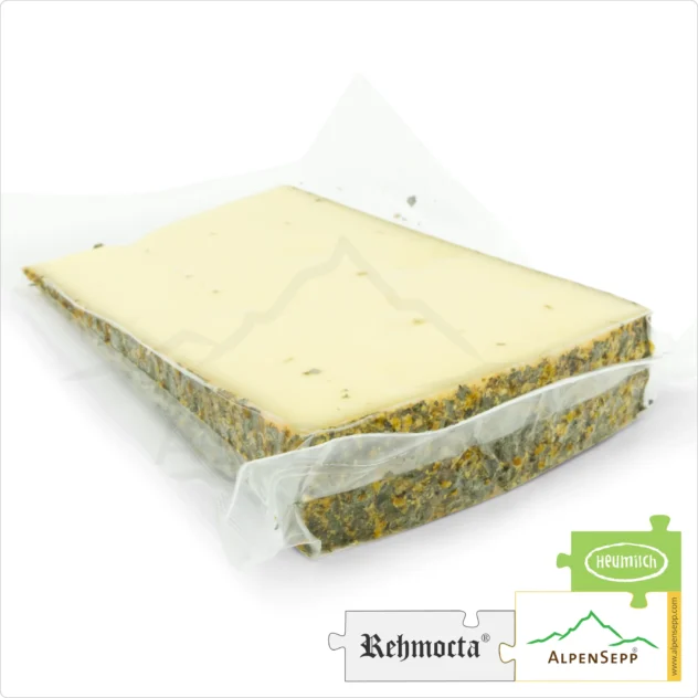 CHEESE REHMOCTA® " Diedo " | Affine, lactose-free Austrian cheese straight from the cheese cellar | delicately melting with apple, mint + elderflower character