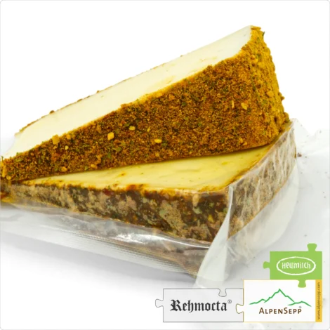 CHEESE REHMOCTA® » Ehni « | Lactose-free hay milk cheese variety with STAY SPICED! spice blend + refined with cardamom & ginger | 100% Great Enjoyment Guarantee