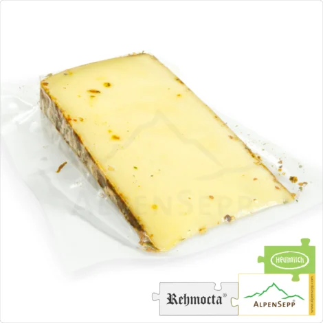 CHEESE REHMOCTA® » Ehni « | Lactose-free hay milk cheese variety with STAY SPICED! spice blend + refined with cardamom & ginger | 100% Great Enjoyment Guarantee