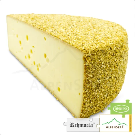 CHEESE REHMOCTA® 'Merboth' | Affine, lactose-free semi-hard cheese directly from the cheese cellar | Tenderly melting with an orange pepper character