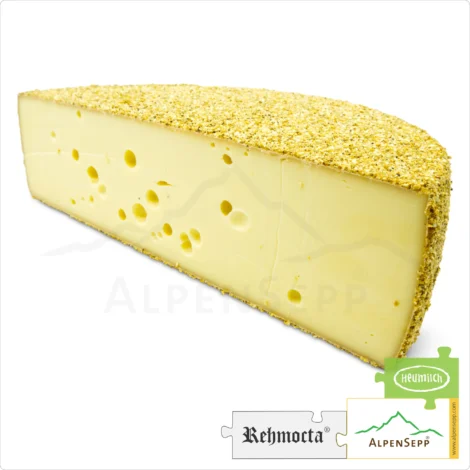 CHEESE REHMOCTA® 'Merboth' | Affine, lactose-free semi-hard cheese directly from the cheese cellar | Tenderly melting with an orange pepper character