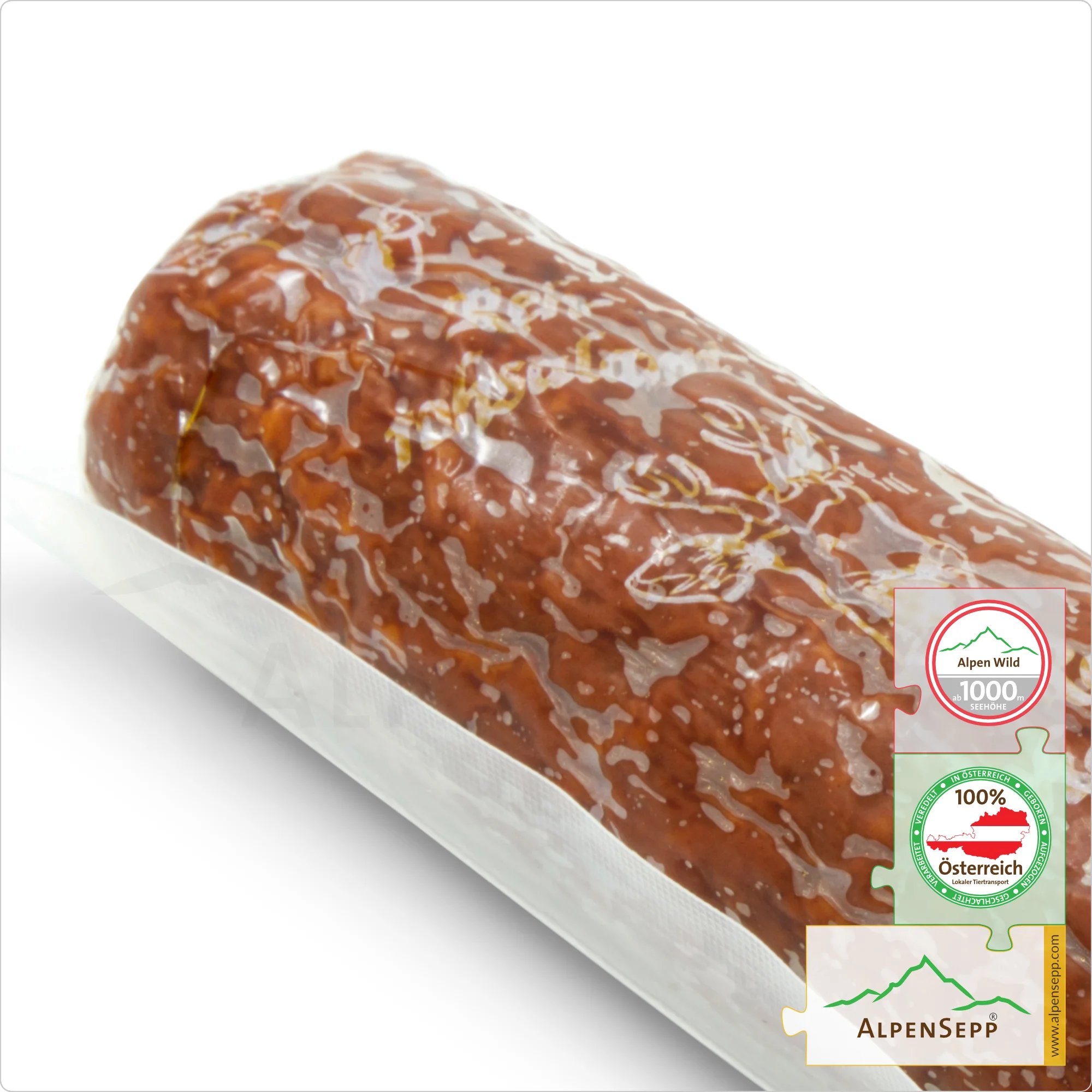 DEER SALAMI – Game salami made from roe deer | Austrian PREMIUM hard sausage from local alpine deer | 1 stick | Rehsalami