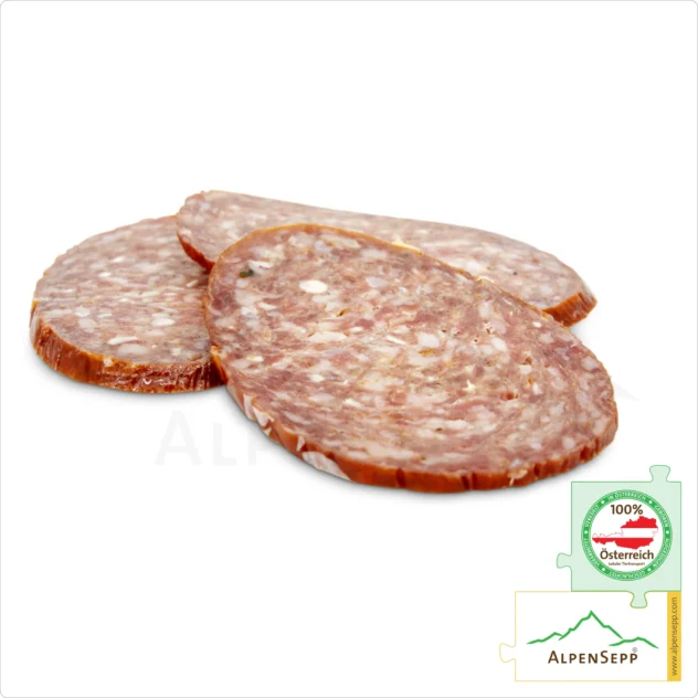 WILD BOAR SALAMI – made from wild boar venison | Austrian PREMIUM hard sausage from local game | 1 stick | Wildschweisalami