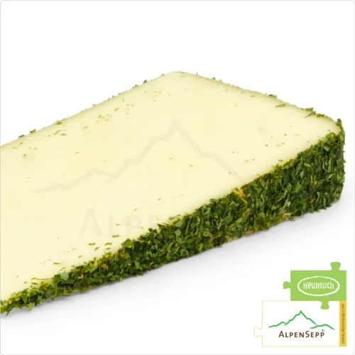 WILD GARLIC CHEESE | BÄRLAUCHKÄSE | 100% spicy taste guarantee with a unique wild garlic character | Lactose-free Austrian DELUXE pasture milk cheese, directly from the cheese cellar 10 WILD GARLIC CHEESE | 100% spicy taste guarantee with a unique wild garlic character | Lactose-free Austrian DELUXE pasture milk cheese, directly from the cheese cellar | Bärlauchkäse