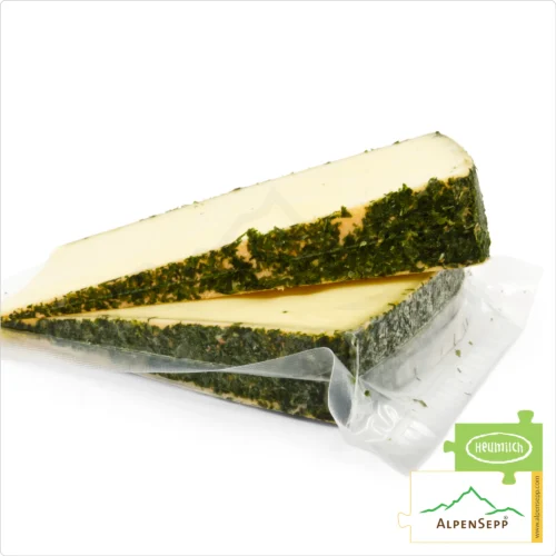 WILD GARLIC CHEESE | BÄRLAUCHKÄSE | 100% spicy taste guarantee with a unique wild garlic character | Lactose-free Austrian DELUXE pasture milk cheese, directly from the cheese cellar 11 WILD GARLIC CHEESE | 100% spicy taste guarantee with a unique wild garlic character | Lactose-free Austrian DELUXE pasture milk cheese, directly from the cheese cellar | Bärlauchkäse