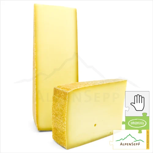 MOUNTAIN CHEESE spicy, Whole Wheel | BERGKÄSE würzig | Aged 8 months | Austrian Lactose-free alpine hard cheese 9 ALPINE CHEESE spicy | 8 months matured | Austrian lactose-free DELUXE hay milk hard cheese straight from the cheese cellar | aromatic-spicy cheese enjoyment guarantee | Bergkäse 8 Monate