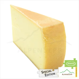 ALPINE CHEESE special edition “ALPENSEPP” | Lactose-free DELUXE Austrian semi-hard cheese straight from the cheese cellar | 100% mild and spicy enjoyment guarantee