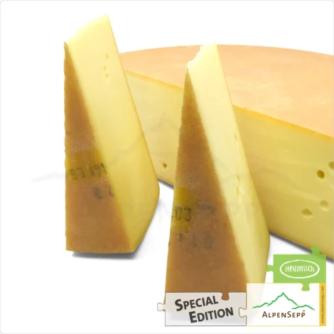 ALPINE CHEESE special edition “ALPENSEPP” | Lactose-free DELUXE Austrian semi-hard cheese straight from the cheese cellar | 100% mild and spicy enjoyment guarantee