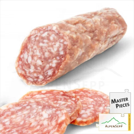 GARLIC SALAMI | Delicately aromatic salami made from pork | PREMIUM sausage variety with a hint of garlic | 1 stick