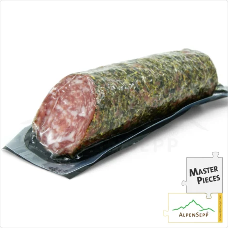 HERB SALAMI | Delicately Aromatic Salami with Herbs made from Pork | PREMIUM Sausage Variety | 1 Stick