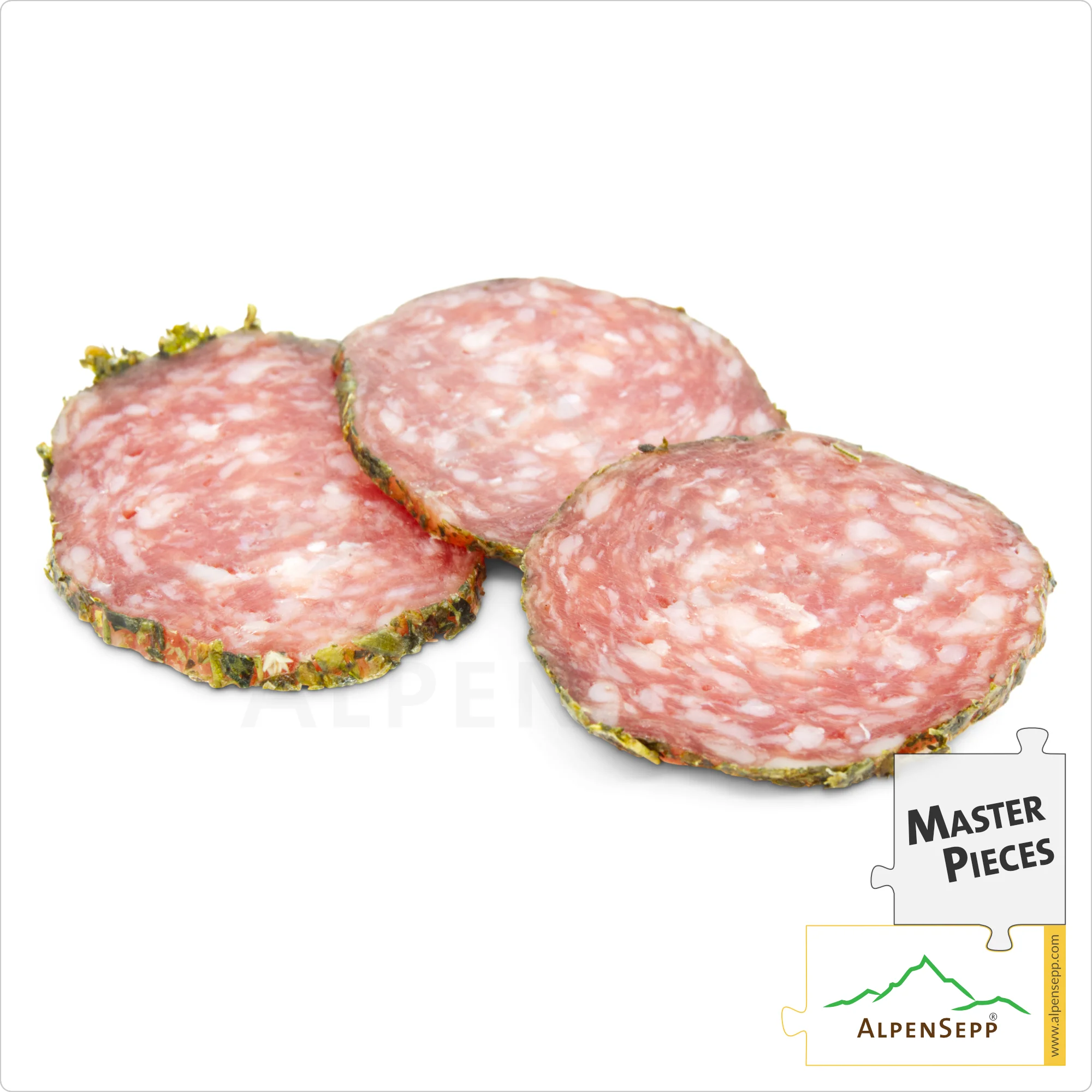 HERB SALAMI | Delicately Aromatic Salami with Herbs made from Pork | PREMIUM Sausage Variety | 1 Stick