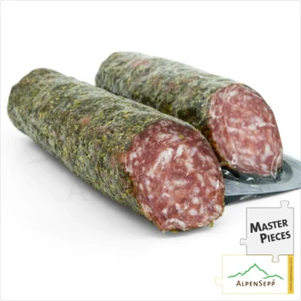HERB SALAMI | Delicately Aromatic Salami with Herbs made from Pork | PREMIUM Sausage Variety | 1 Stick